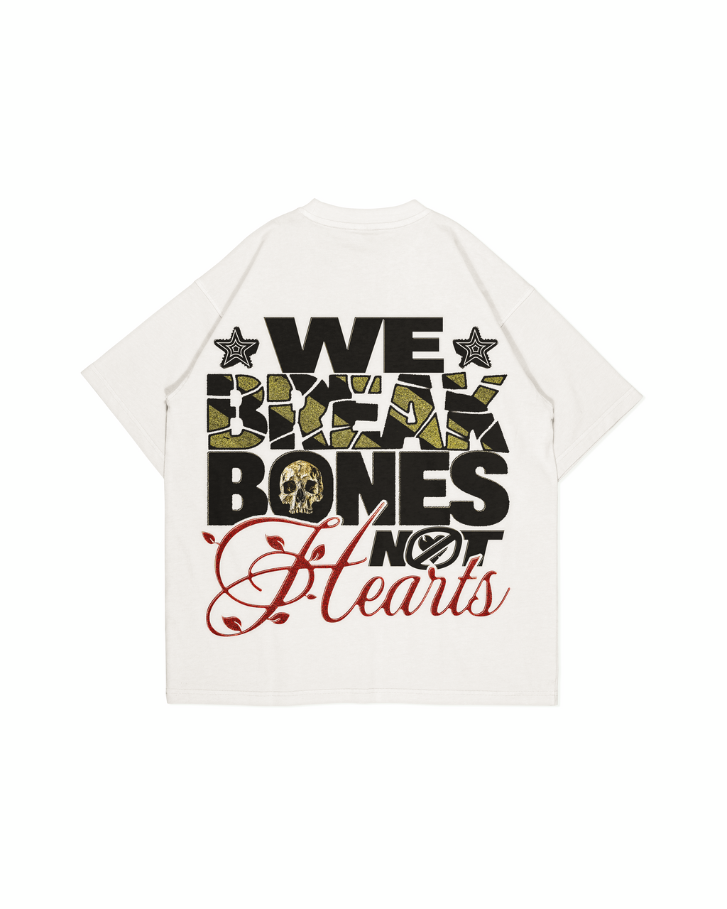 Coal-Surfers "We Break Bones not hearts" Graphic Tee